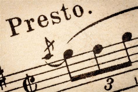 Presto Meaning in Music: A Symphony of Speed and Surrealism