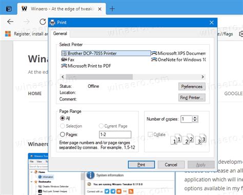 What Does “Print Using System Dialog” Mean and Its Surrounding Discussions